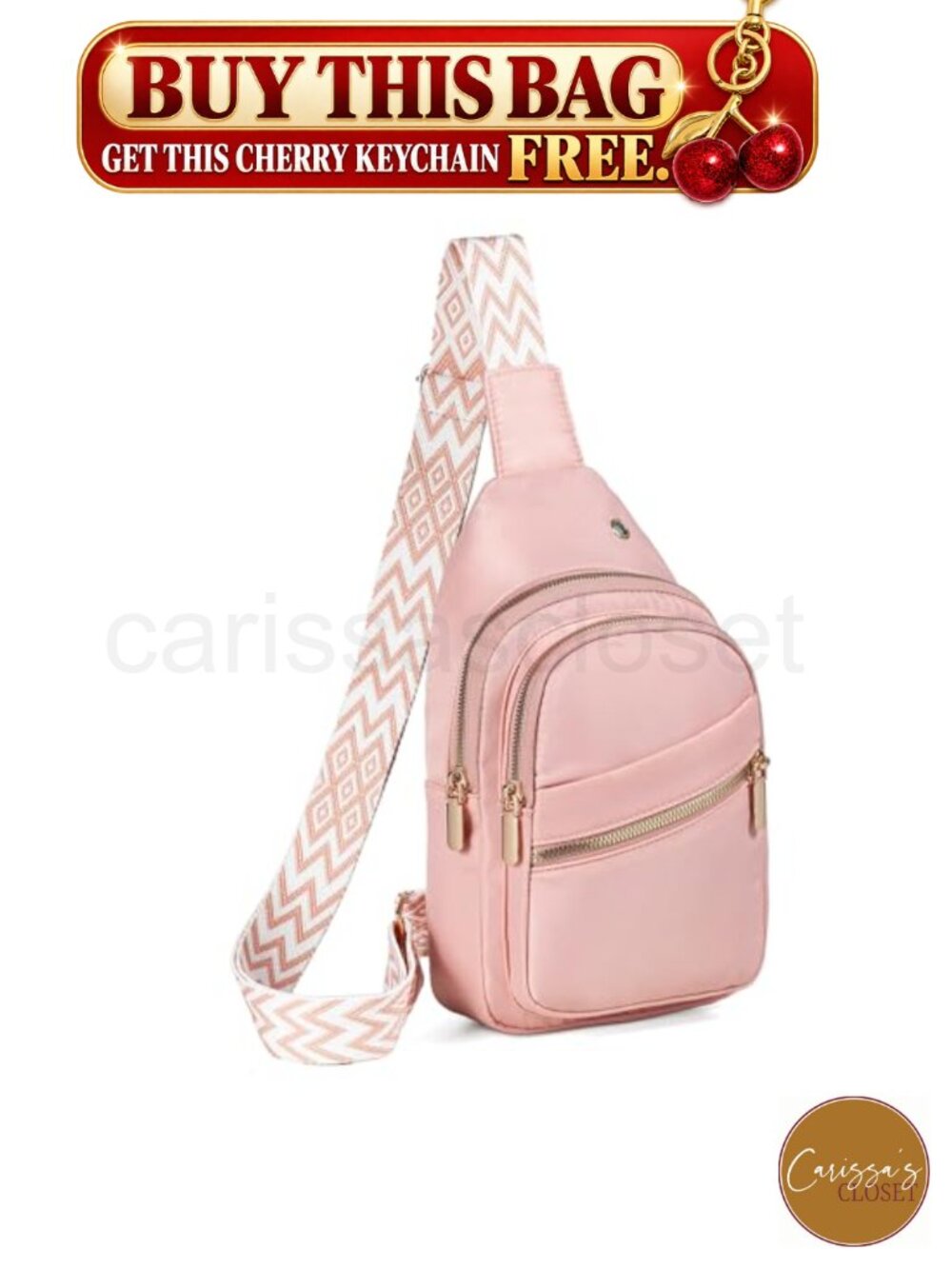 ✨ Small Sling Bag Crossbody Mini Backpack Lightweight Water Resistant Nylon